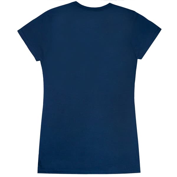 Captain Marvel ogotyp T-shirt dam/dam  Marinblå Navy L