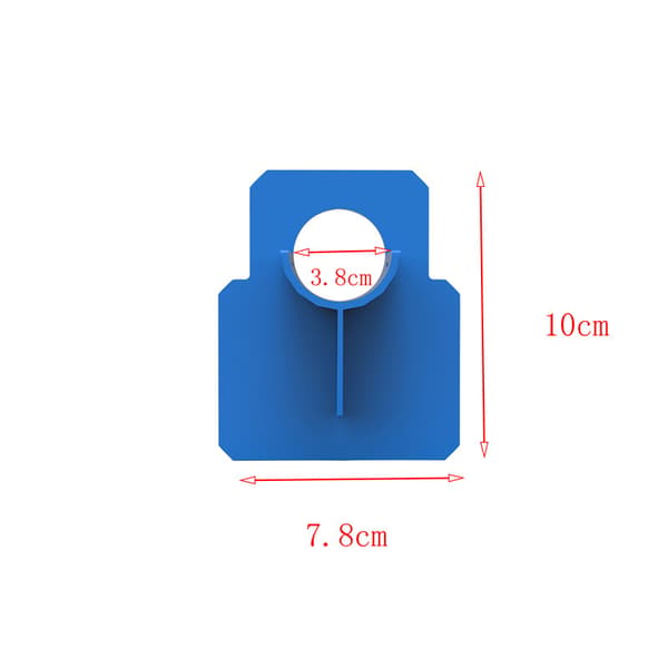 Sæt med 2 Pool Slangeholdere, Adapter til Pool, Blå