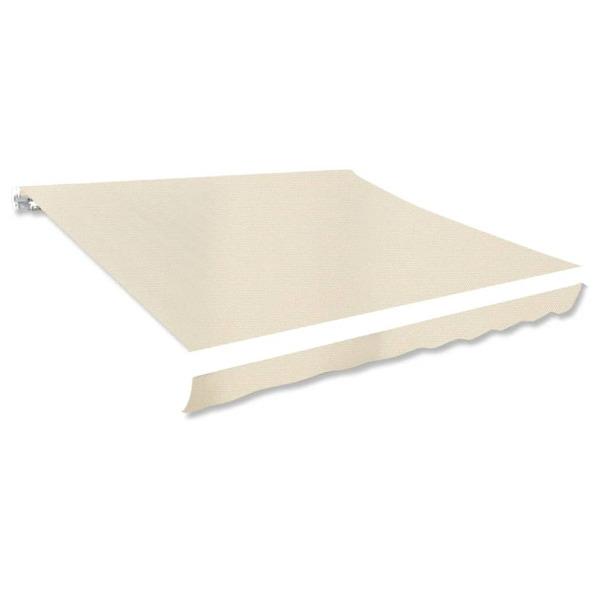 vidaXL Markisduk gräddvit 350x250 cm Creme