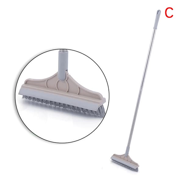 2 i 1 V-formad rengöringsborste Golvskrubb Magic Broom C