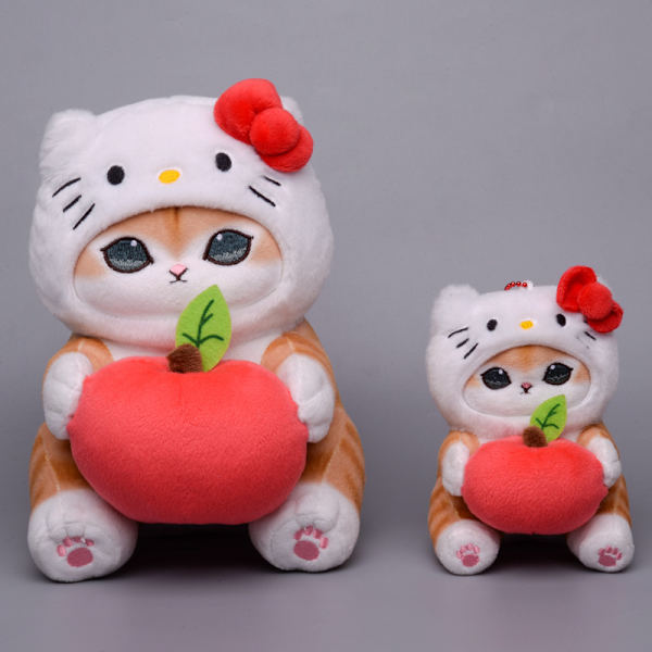 Mub- New Design Shark Cat Sanrio Joint Ugly Fish Kuromi My Melody Cinnamon Plush Toy Doll Keychain Gift 1 20cm