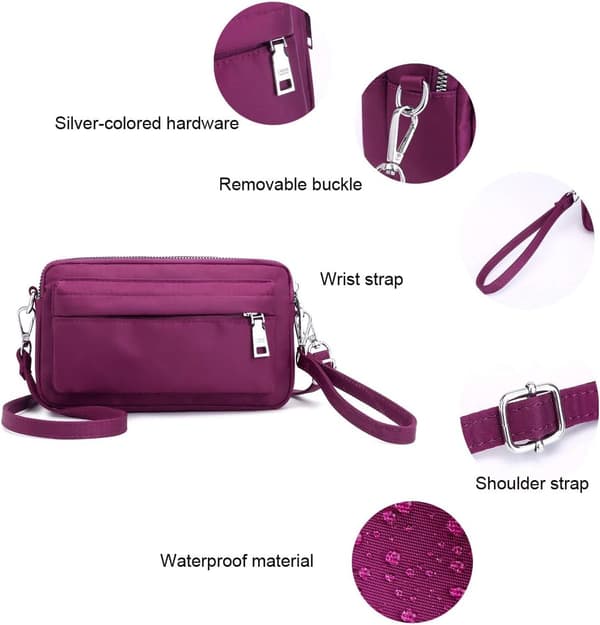 Mobiltelefon Skulderveske Dame Liten Messenger Bag