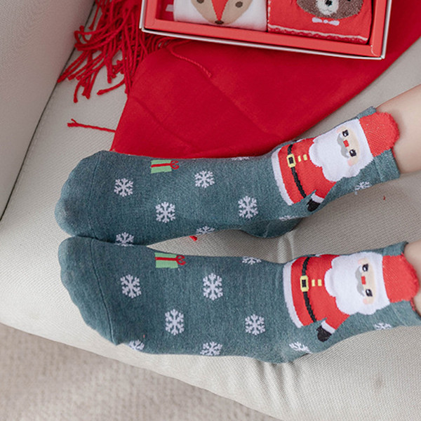 Julstrumpor, snögubbe presentförpackning Holiday strumpor style 3