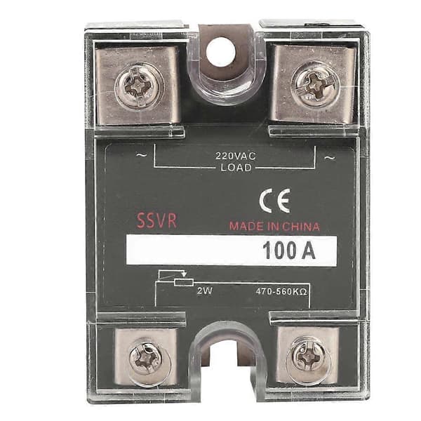 Solid State Spänningsregulator Enfas SSVR 470-560K Belastning 220VAC Elektriska Tillbehör (BERM-R 100A)
