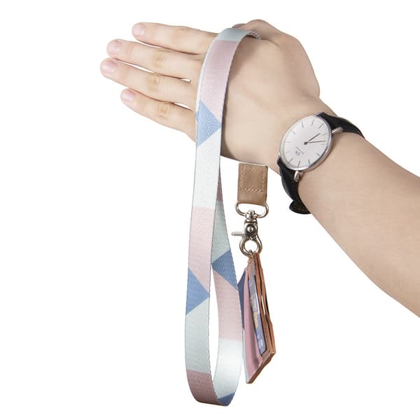 1 Lanyard - Halsbånds-merkeholder - Nøkkelring - Visitkort - S