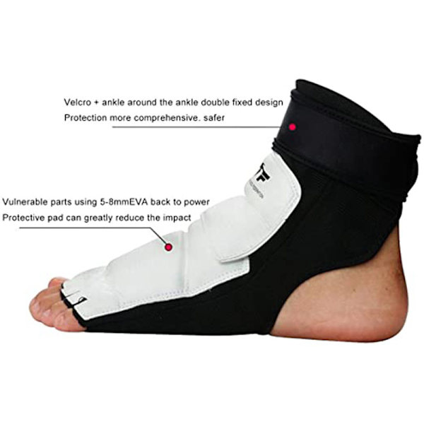 Taekwondo Foot Protector Gear artial Arts Fight Boxning Punch Bag Sparring M