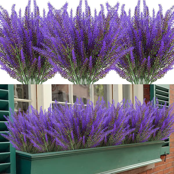 9 stilke falsk lavendel til pynt