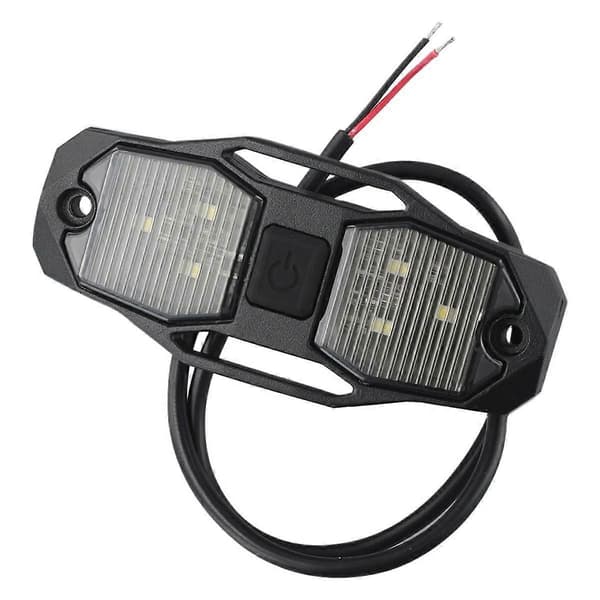 Roll Bar Mount LED Dome Light Rock Light med kontakt Universal til -RZR UTV ATV Erstatning Biltilbehør