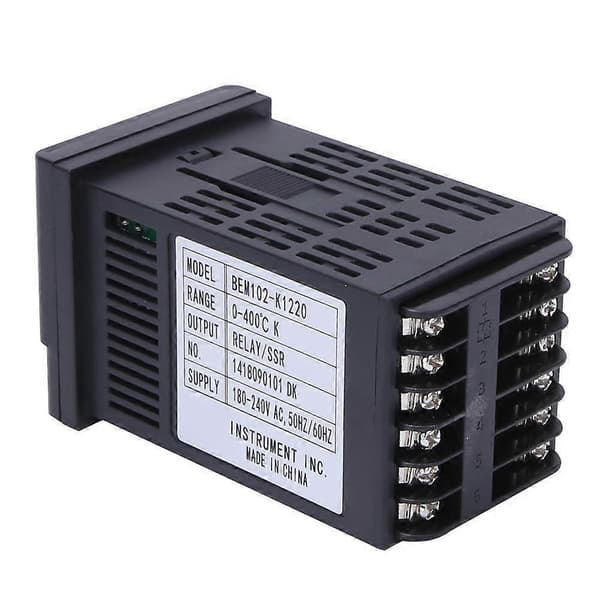 BERM BEM102 K1220 LED Digitalrør Display Termostat Temperaturregulator 180-240VAC( )