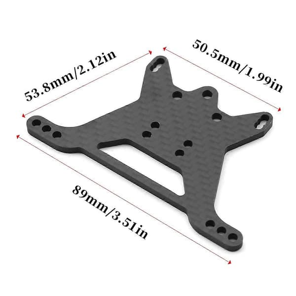 TT02B Carbon Forreste Bageste Støddæmperholder til 1/10 RC Bil TT-02B Chassis Opgraderinger Erstatningsdele