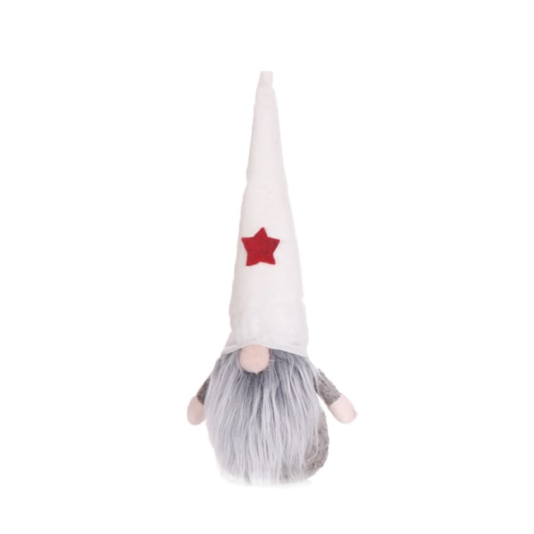 Jul Handgjorda svenska jultomten Stående Lång Hatt Gnome Plysch för Do Red