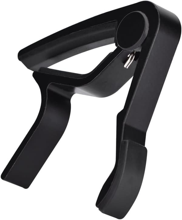 Akustisk Gitarr Capo (Svart), 8,3*8,8cm bärbar snabbväxling, ingen