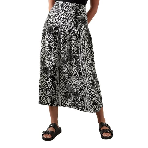 Dorothy Perkins Print för dam/dam Midikjol 8 Monochrome 8 UK