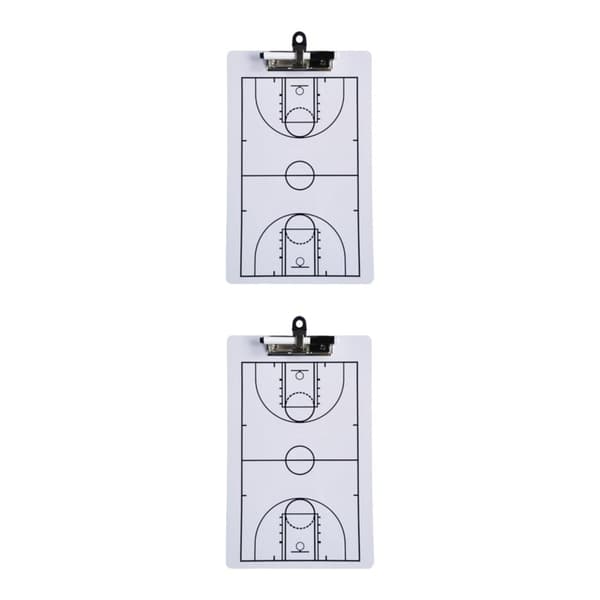 1/2 Basket Coaching Brädspelsplan Demonstration Bärbar 2Set