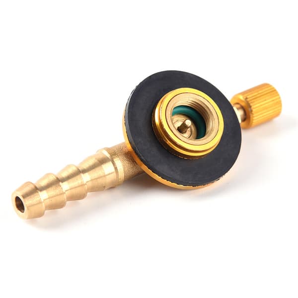 Camping Gasskomfyr Switching Lading Oppblåsbar Ventiladapter Gold