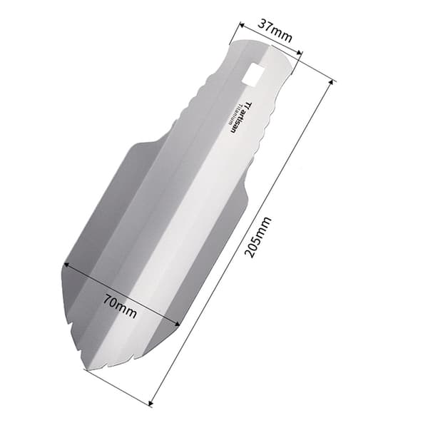 Pure Titanium Ultralight Backpacking Potty Trowel Outdoor