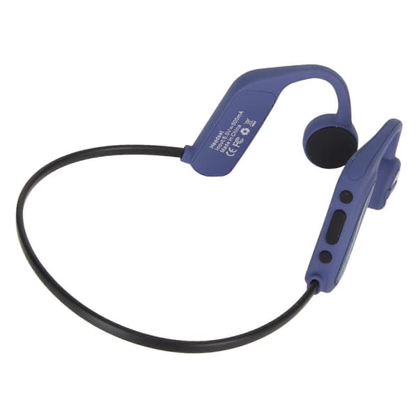Benledning Hodetelefoner Bluetooth5.0 Trådløse Hodetelefoner IP68 Vanntett Åpen Øre Headset for Løping Sykling Blå