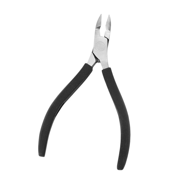 1/2/3/5 Rostfritt stål Nagelbandssax Anti För Slip Silikon Black 11 x 6.8cm 1Set