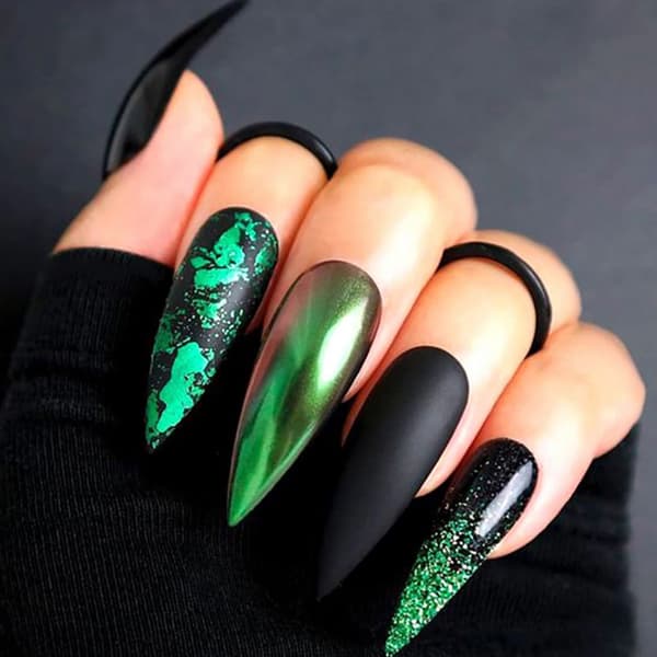 8g Nail Art Glitter Snowflake Paljetter Regnbue Laser Negl CBH