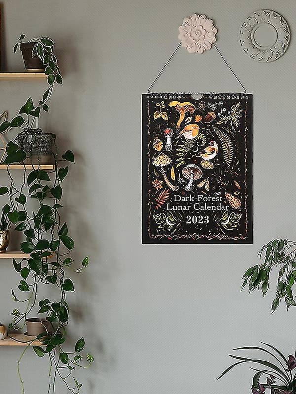 2023 Dark Forest Lunar Calendar Wall Calendar 12 Illustrations Wall Calendars