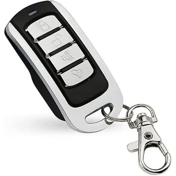 Elektrisk garageportsfjärrkontroll 433mhz 4-knapps Universal Programmerbar trådlös garageportfjärrkontroll 433mhz Svart 433mhz