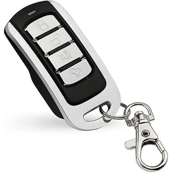 Sähköinen autotallin oven kaukosäädin 433mhz 4-painikkeinen universaali ohjelmoitava langaton autotallin oven kaukosäädin 433mhz Musta 433mhz