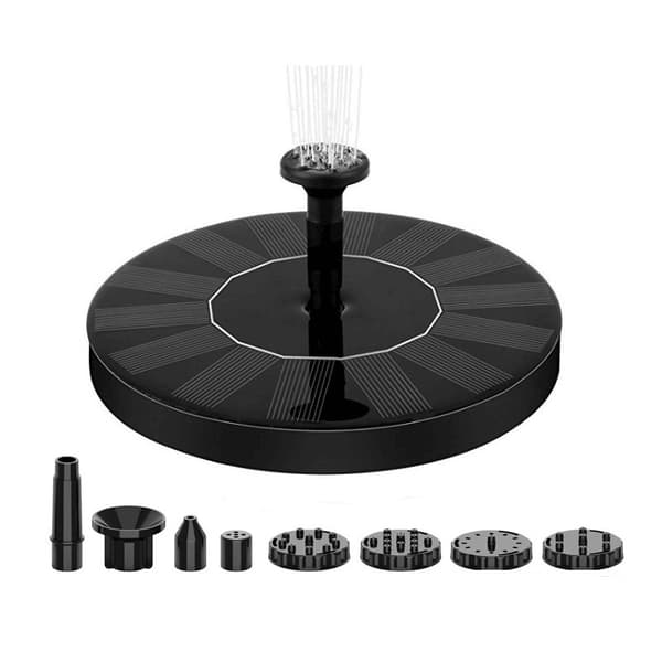 1,5W flytande solfontän utomhus och 6 munstycken 13cm