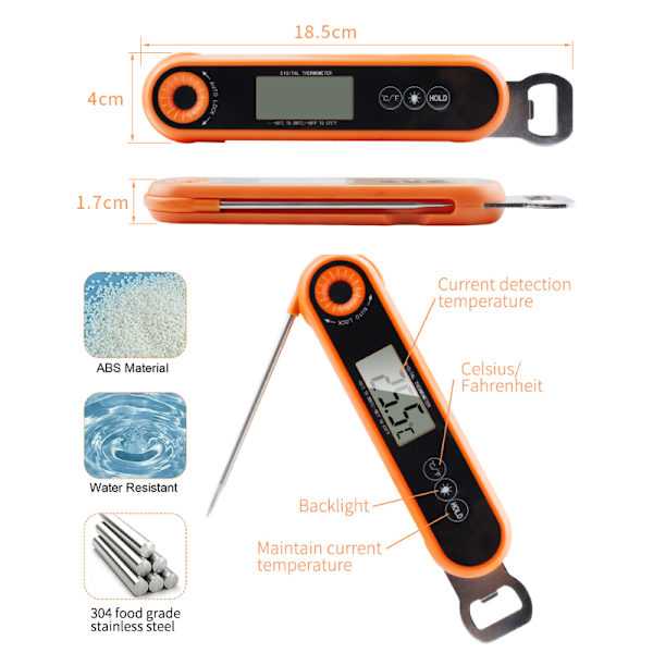 Kjøtttermometer Digitale kjøkkenredskaper