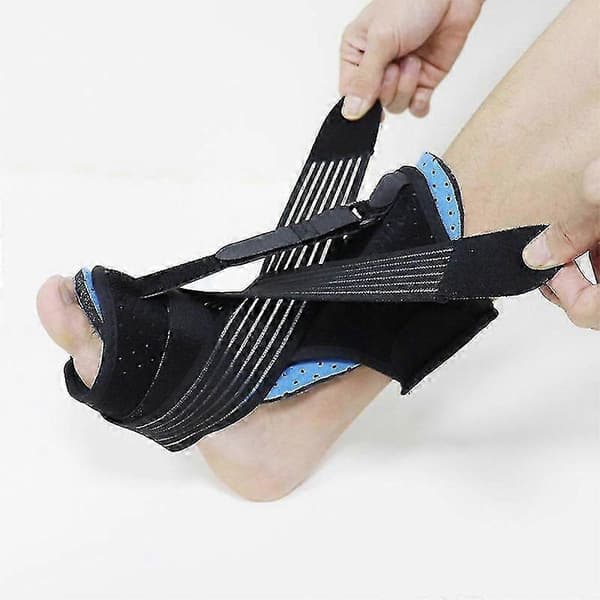 Nat Splint til Plantar Fasciitis - Justerbar Splint med Massagekugle