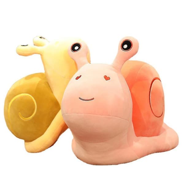 Cartoon Snails Stuffed Toy Soft Baby Sleeping Pillow Doll Pink 45cm