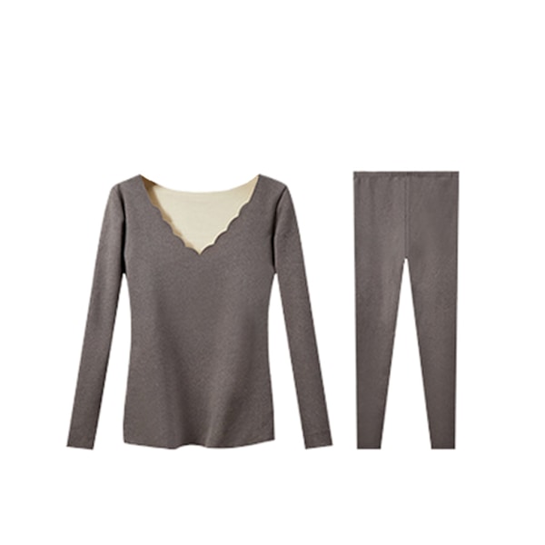 Thermal Set Hudvänliga långärmade underkläder Gray