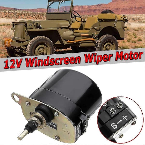 12V bilrudeviskermotor til Willys traktor 868 7731000001 01287358 0390506510