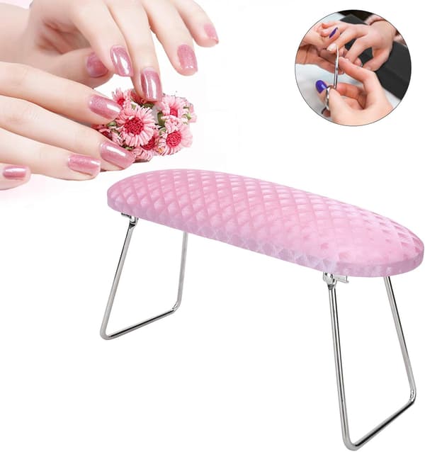 Manicure Armlæns Pude Neglepude Foldbar pude