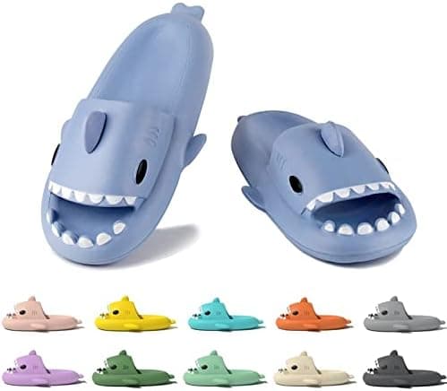 Slippers til Kvinder og Mænd - Haj Slipper Sommer Sød Haj Slipper Sanda