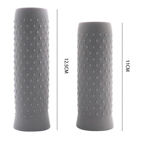 Grå 3 par G30 Max Grips Lange og korte silikonegreb Sorte grå silikonegreb