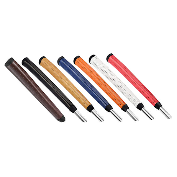 Läder Mellanstora Golf Putter Grip Pure Handmade Club Grip Brown