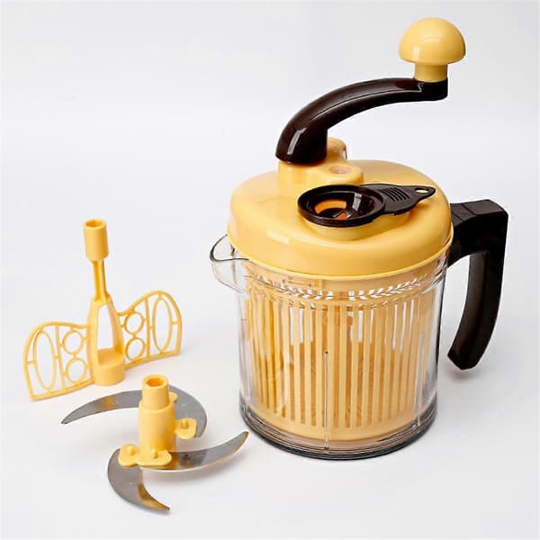 Blender Foodprocessor Køkken Manuel Kraftfuld Blender Kødhakker Hakker Grøntsagsskærer