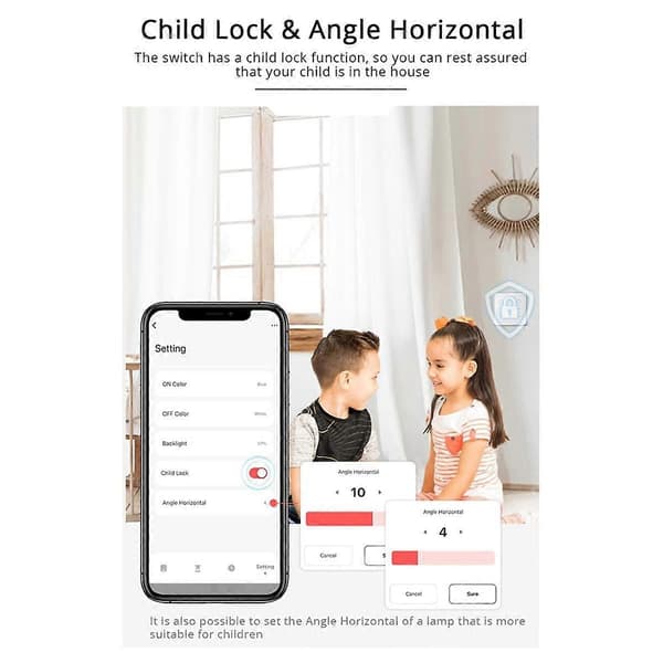 Tuya Zigbee 3-gjengs dimmebryter Tuya/Smart Life APP fjernkontroll US EU standard bryter prosentkontroll (B)