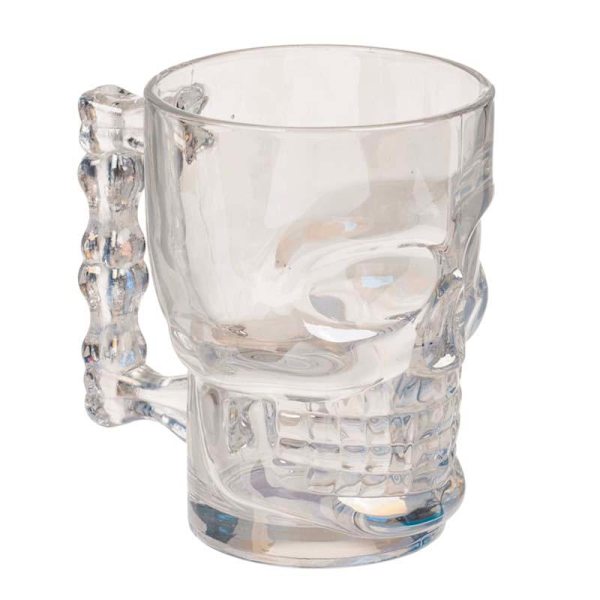 Drikkeglass, Dødninghode - 50 cl transparent