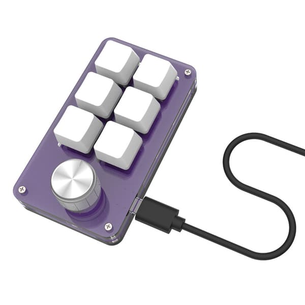 Mini Mekanisk Tastatur 6 Taster Makro Tilpasset USB-interface til Sayobot OSU