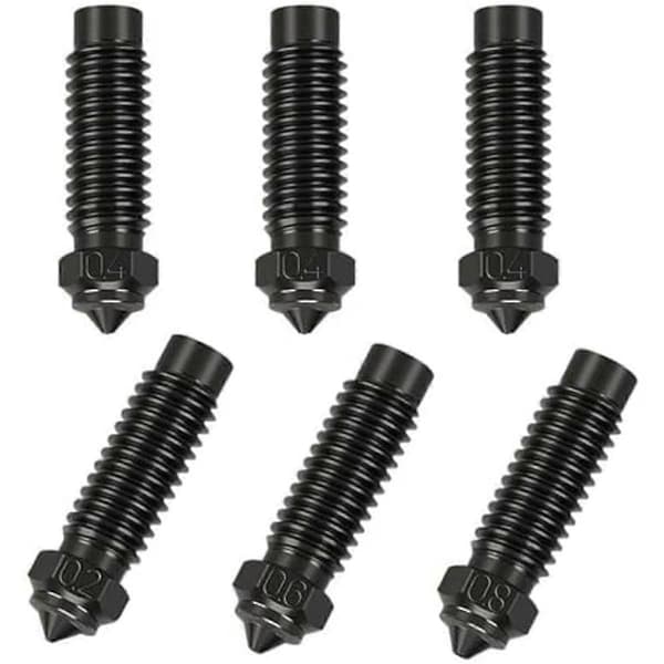 3D-skriver ekstruder Hotend-dyser Kit Herdede ståldyser, høy temperatur for Neptune 4 Plus/4 Max