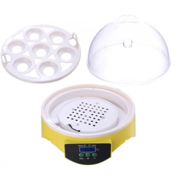 Egg Incubator Hatcher 7 Eggs Digital Hatching Incubator Mini Chicken Duck Eggs