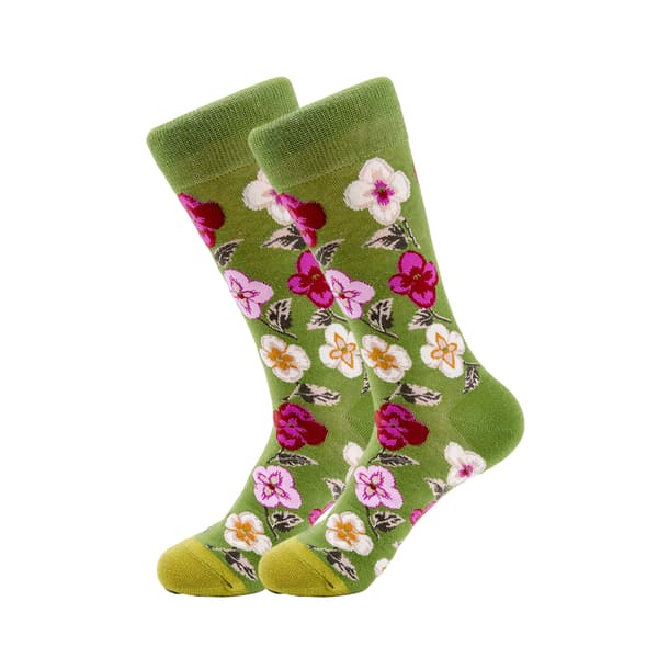 1/2/3/5 Farverige Blomster Og Planter Strømper Til Damer - Egnet 1#One size fits all 5PCS