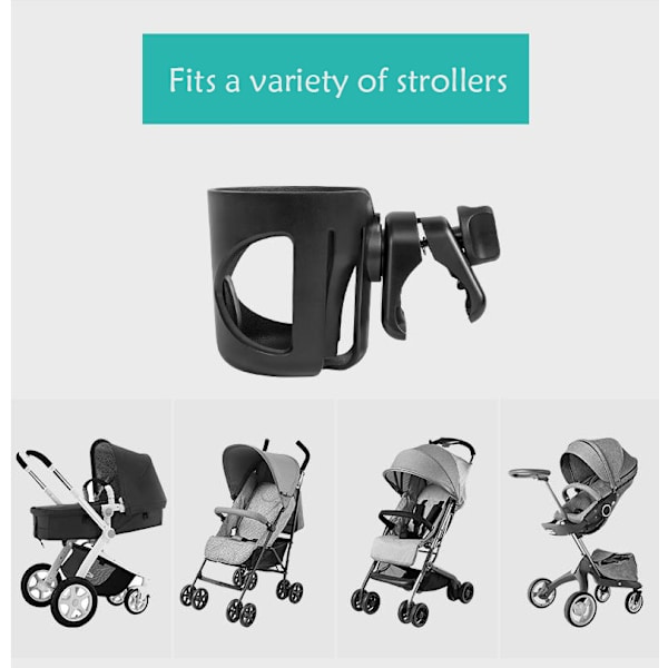 Mugghållare för baby Barnvagn Tillbehör Flaskhållare Gray