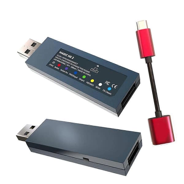 Magic-NS 2 USB-adapter for // S-kontroller Fighting Stick til Switch PC/