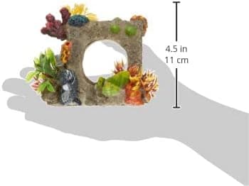 Polyresin Cube Habitat Akvariumdekorasjon Liten 12 x 11,5 x 11 cm