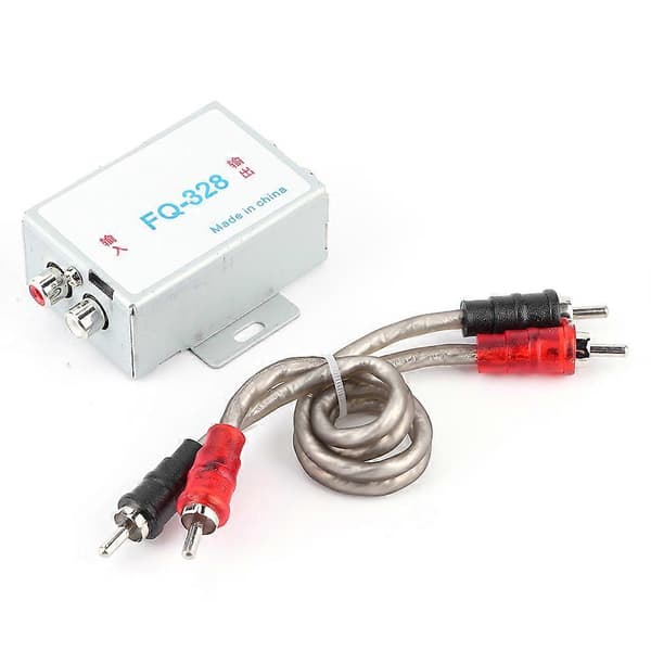 12V Bil Stereo Audio Filter Støyisolasjon Reduserer Høy Ytelse for Forsterker Høyttaler