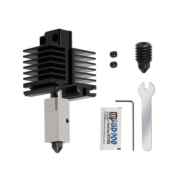 Hotend-sæt til Bambu Lab X1 Carbon Combo P1p 3D-printer 500c opgraderet forniklet kobbervarmeblok Ha