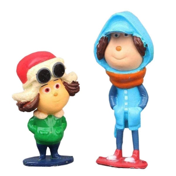 12 st/ set Jul Grinchen Action Figur Leksaker Tårt Toppers Bordsmodell Docka Ornament Juldekor