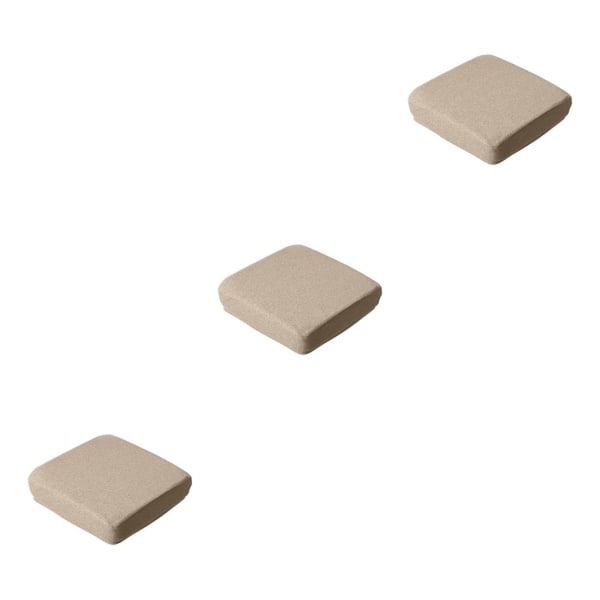 1/2/3/5 Vaskbart Støvtæt Betræk Stilfuldt og praktisk Coffee 10cm 3PCS